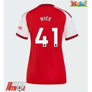 Arsenal Declan Rice #41 Primera Equipación Mujer 2026-27 Manga Corta